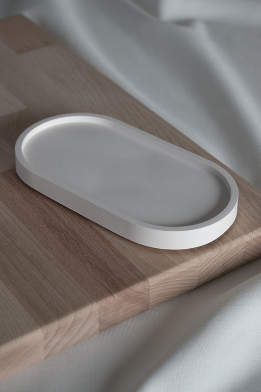 ALIA - Schale Oval weiß