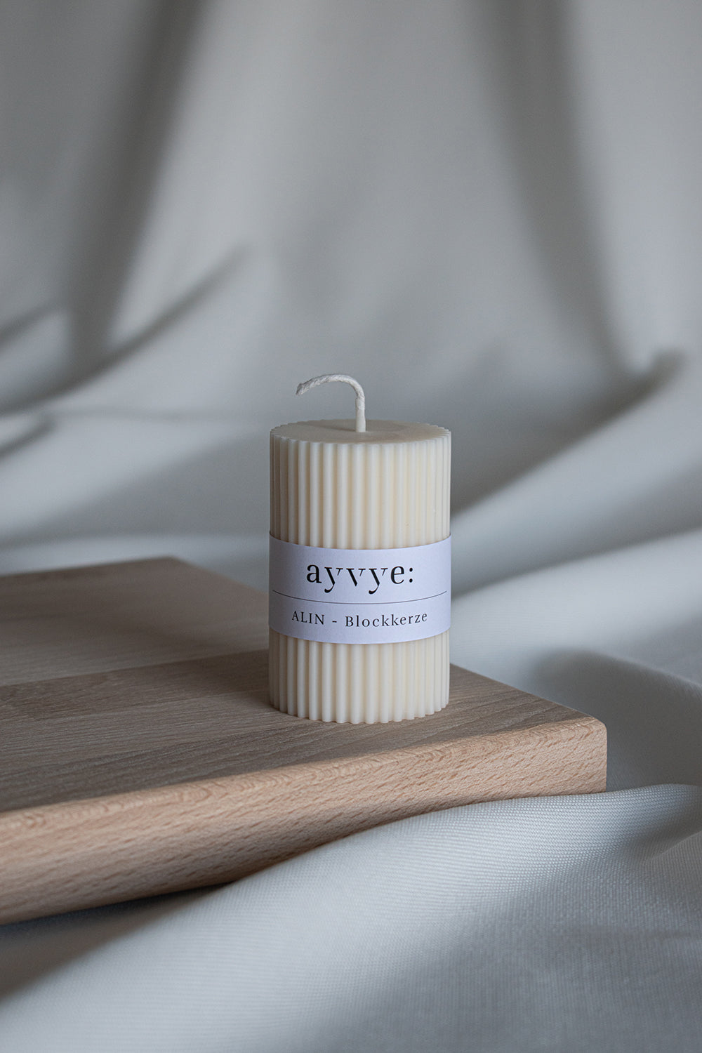 ALIN - Blockkerze Ivory
