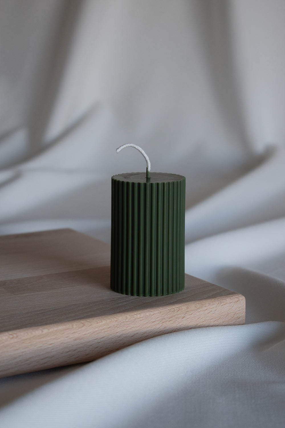 ALIN - Blockkerze Grün