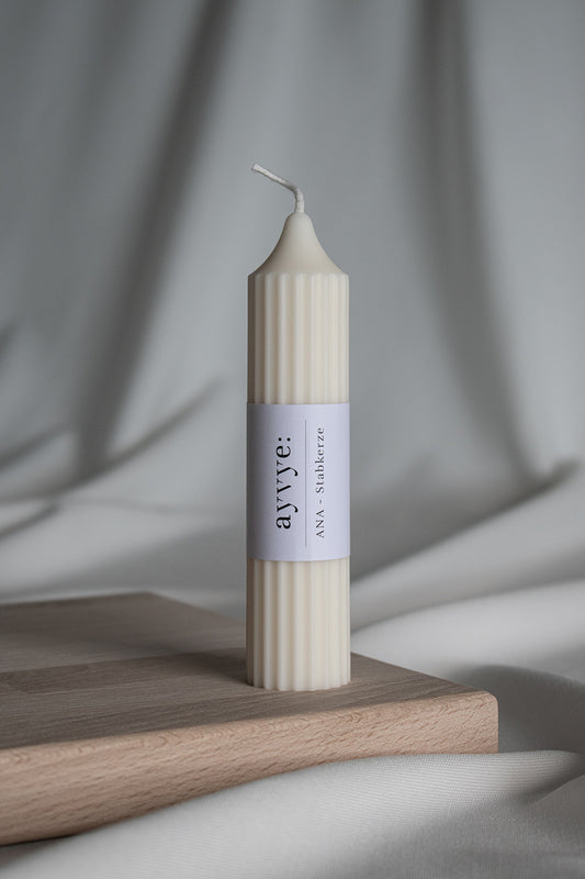 ANA - Stabkerze Ivory