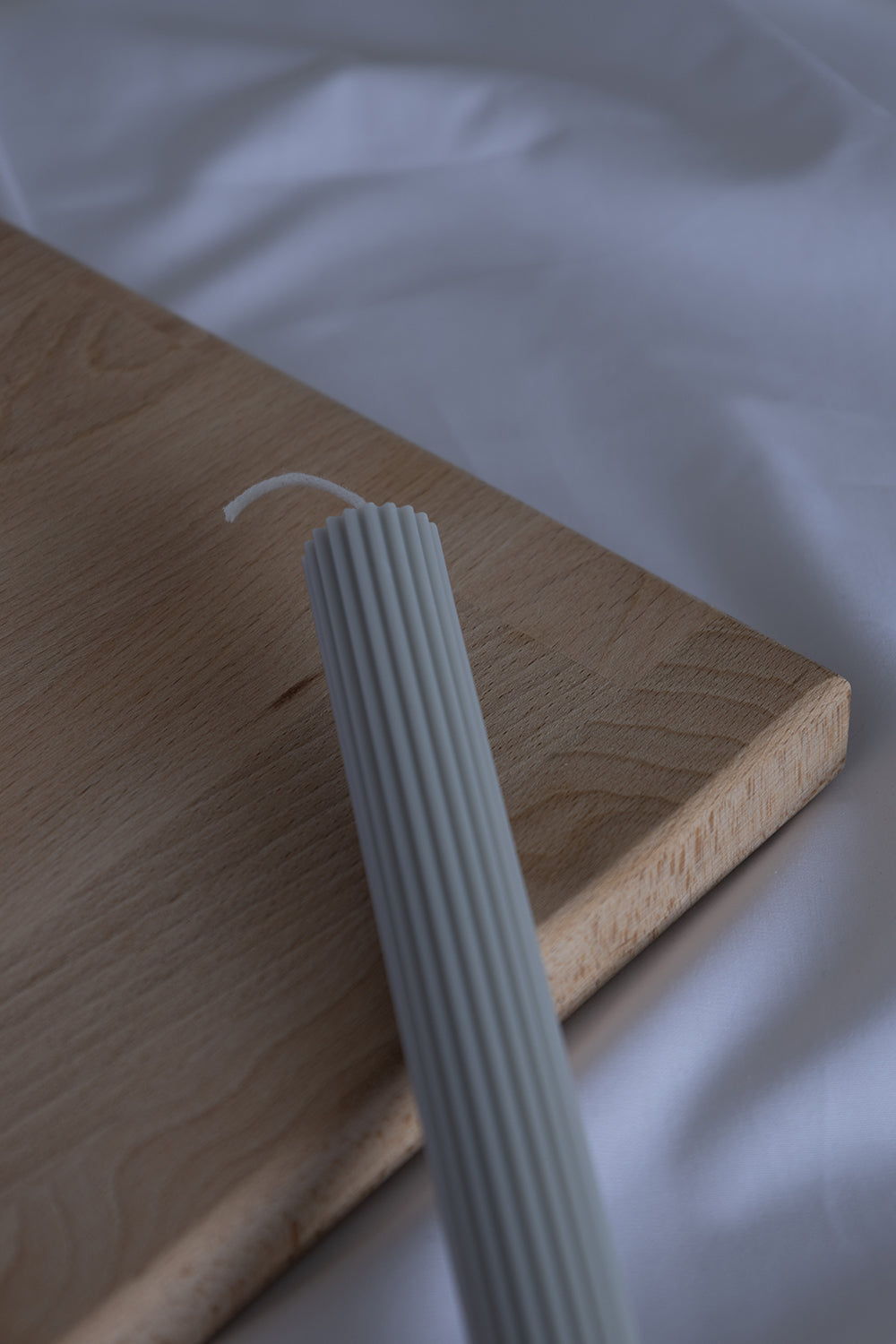 AYA – Stabkerze Hellgrau im Set