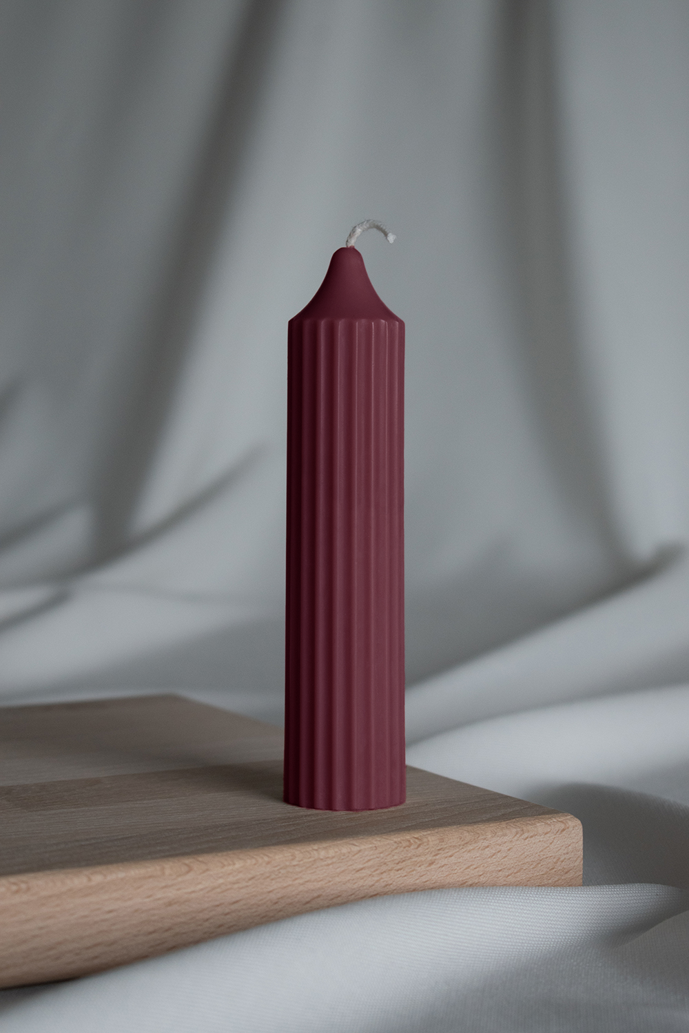 ANA - Stabkerze Burgunder