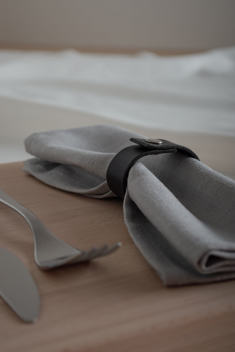 ASRA - Serviettenringe Leder im Set