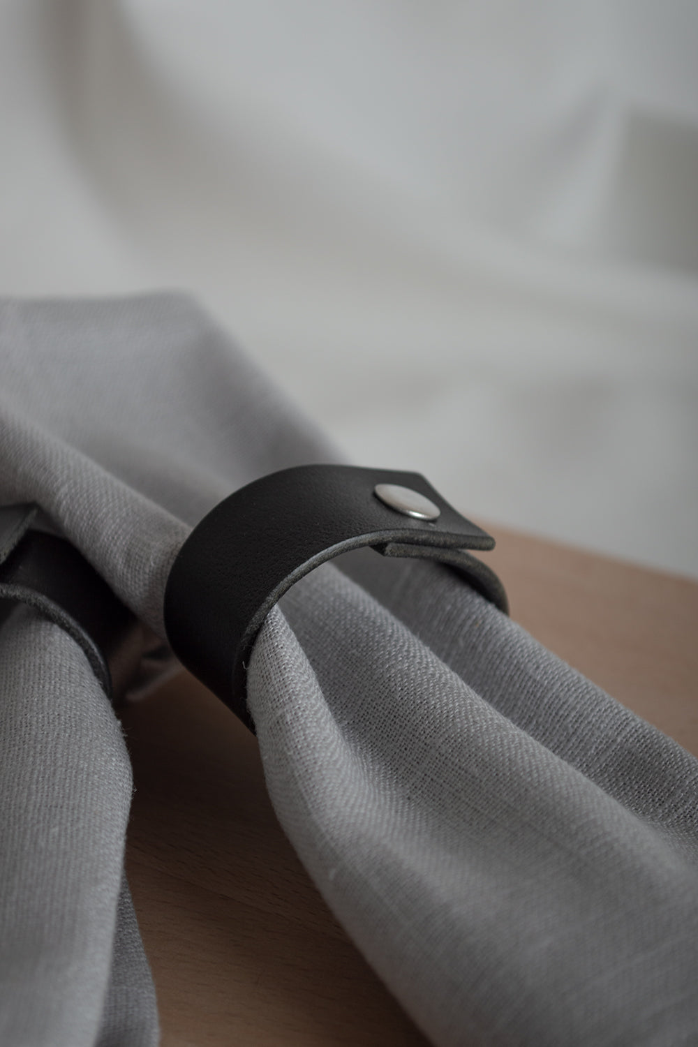 ASRA - Serviettenringe Leder im Set