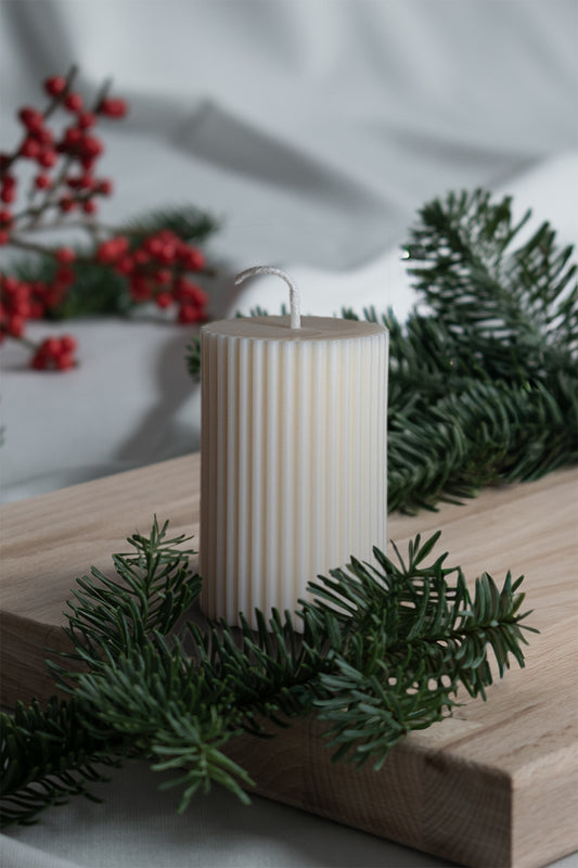 ALIN - Blockkerze Ivory