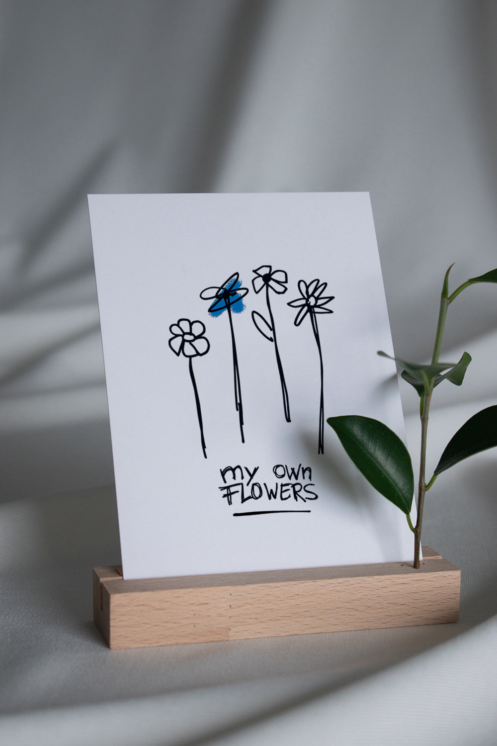 Postkarte - my own flowers