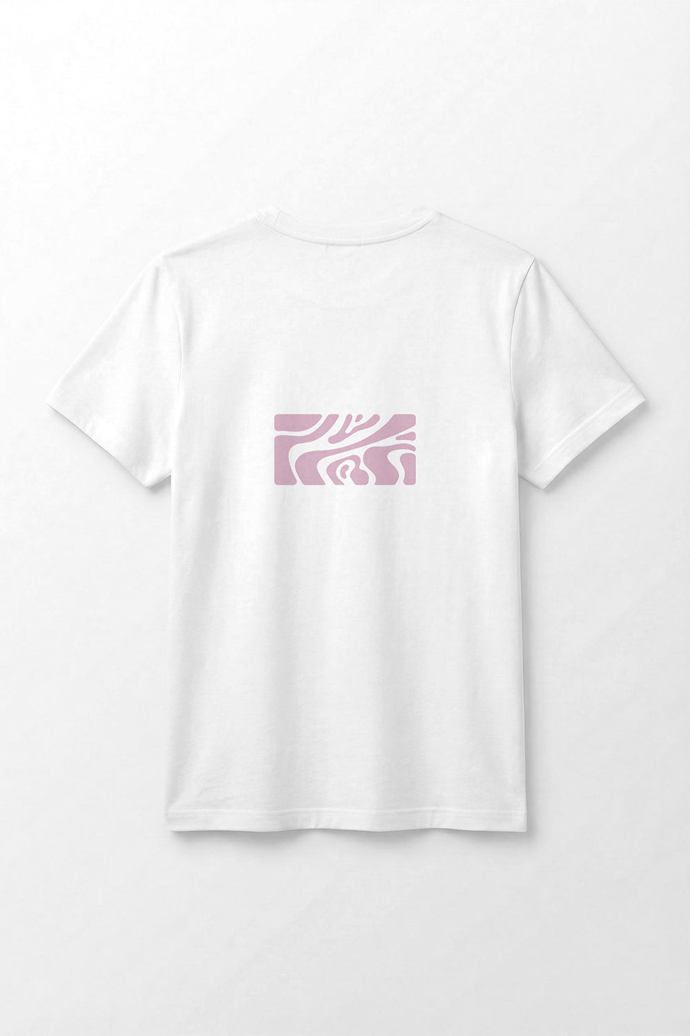 T-Shirt | Abstrakt | weiß, rosé
